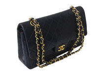 Load image into Gallery viewer, 極美品 CHANEL シャネル マトラッセ25 Wフラップ Wチェーンショルダーバッグ 1番台 ラムスキン ココマーク マットシルバー金具 中古 4b001895