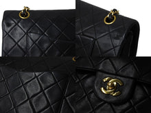 Load image into Gallery viewer, 極美品 CHANEL シャネル マトラッセ25 Wフラップ Wチェーンショルダーバッグ 1番台 ラムスキン ココマーク マットシルバー金具 中古 4b001895