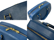 Load image into Gallery viewer, LOUIS VUITTON ルイヴィトン ポンヌフ ハンドバッグ M52055 エピ レザー ブルー フランス製 ゴールド金具 美品 中古 4b001905