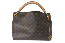 Load image into Gallery viewer, LOUIS VUITTON ルイヴィトン アーツィーMM ショルダーバッグ M40249 PVC ヌメ革 ブラウン ゴールド金具 美品 中古 4b001908