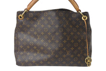 Load image into Gallery viewer, LOUIS VUITTON ルイヴィトン アーツィーMM ショルダーバッグ M40249 PVC ヌメ革 ブラウン ゴールド金具 美品 中古 4b001908