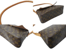 画像をギャラリービューアに読み込む, LOUIS VUITTON ルイヴィトン モノグラム ミニルーピング ショルダーバッグ M51147 PVC レザー ブラウン 美品 中古 4b001914