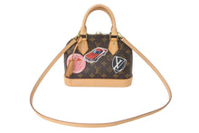 Load image into Gallery viewer, 極美品 LOUISVUITTON ルイヴィトン アルマBB ワールドツアーステッカー 2WAYハンドバッグ M43230 モノグラムキャンバス 中古 4b001916