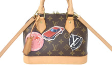 Load image into Gallery viewer, 極美品 LOUISVUITTON ルイヴィトン アルマBB ワールドツアーステッカー 2WAYハンドバッグ M43230 モノグラムキャンバス 中古 4b001916