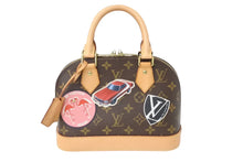 Load image into Gallery viewer, 極美品 LOUISVUITTON ルイヴィトン アルマBB ワールドツアーステッカー 2WAYハンドバッグ M43230 モノグラムキャンバス 中古 4b001916