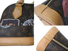 Load image into Gallery viewer, 極美品 LOUISVUITTON ルイヴィトン アルマBB ワールドツアーステッカー 2WAYハンドバッグ M43230 モノグラムキャンバス 中古 4b001916