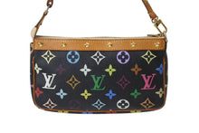 画像をギャラリービューアに読み込む, LOUIS VUITTON ルイヴィトン ポシェット アクセソワール アクセサリーポーチ M92648 モノグラム マルチカラー ブラック 美品 中古 4b001918