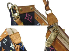 画像をギャラリービューアに読み込む, LOUIS VUITTON ルイヴィトン ポシェット アクセソワール アクセサリーポーチ M92648 モノグラム マルチカラー ブラック 美品 中古 4b001918