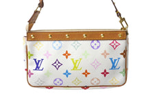 画像をギャラリービューアに読み込む, LOUIS VUITTON ルイヴィトン ポシェット アクセソワール アクセサリーポーチ M92649 モノグラム マルチカラー 村上隆 美品 中古 4b001919