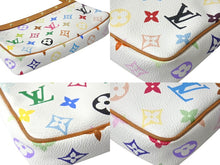 画像をギャラリービューアに読み込む, LOUIS VUITTON ルイヴィトン ポシェット アクセソワール アクセサリーポーチ M92649 モノグラム マルチカラー 村上隆 美品 中古 4b001919