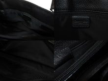 Load image into Gallery viewer, 極美品 Christian Dior クリスチャンディオール ハンドバッグ トートバッグ ブラック デニム レザー BM-0042 シルバー金具 中古 4b001925