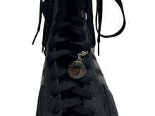 Load image into Gallery viewer, 新品同様 Adidas × STELLA McCARTNEY アディダス×ステラマッカートニー ラサント フリンジ ハイカット スニーカー日本限定カラー ブラック サイズ27.0cm 中古 4b001931