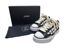 画像をギャラリービューアに読み込む, 新品未使用 AMIRI × Maison MIHARA YASUHIRO アミリ × メゾンミハラヤスヒロ ピーターソン OG ソール キャンバス ロートップ スニーカー ボーンズ ブラック サイズ43 中古 4b001932