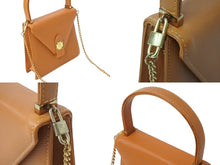 Load image into Gallery viewer, MCM エムシーエム ハンドバッグ ショルダーバッグ 2WAY A2180 レザー ブラウン ゴールド金具 良品 中古 4b001935