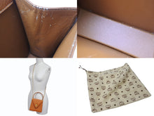 Load image into Gallery viewer, MCM エムシーエム ハンドバッグ ショルダーバッグ 2WAY A2180 レザー ブラウン ゴールド金具 良品 中古 4b001935