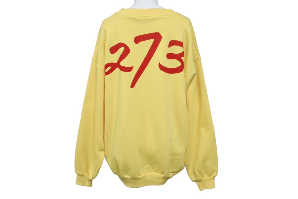 FRED HAYMAN 273 Rodeo Drive 90's Vintage Sweat Crew Neck Yellow Good Condition Used 4b001945