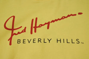 FRED HAYMAN フレッドヘイマン 273 ロデオドライブ 90's ヴィンテージ スウェット クルーネック イエロー 美品 中古 4b001945