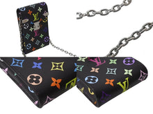 画像をギャラリービューアに読み込む, 極美品 LOUIS VUITTON ルイヴィトン フォンポーチ メティス ショルダーバッグ M14098 モノグラム マルチカラー ブラック 村上隆 中古 4b001950