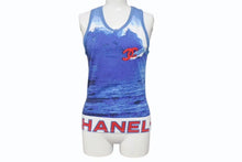 Load image into Gallery viewer, 極美品 CHANEL シャネル サーフライン タンクトップ サーフライン ココマーク 02S Uネック P19540V11371 サイズ42 中古 4b001953
