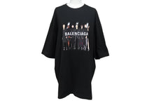 画像をギャラリービューアに読み込む, BALENCIAGA バレンシアガ 19SS Real Balenciaga Tee リアルバレンシアガ 半袖Tシャツ 612966 サイズL ブラック 美品 中古 4b001956