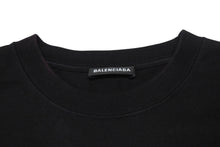 画像をギャラリービューアに読み込む, BALENCIAGA バレンシアガ 19SS Real Balenciaga Tee リアルバレンシアガ 半袖Tシャツ 612966 サイズL ブラック 美品 中古 4b001956