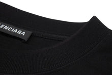 画像をギャラリービューアに読み込む, BALENCIAGA バレンシアガ 19SS Real Balenciaga Tee リアルバレンシアガ 半袖Tシャツ 612966 サイズL ブラック 美品 中古 4b001956
