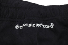 画像をギャラリービューアに読み込む, CHROMEHEARTS クロムハーツ TRASH PICK UP PLUS NYL ナイロンパンツ スパンデックス ブラック シルバー金具 サイズL 美品 中古 4b001957