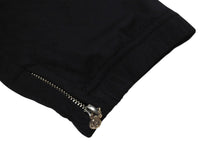 画像をギャラリービューアに読み込む, CHROMEHEARTS クロムハーツ TRASH PICK UP PLUS NYL ナイロンパンツ スパンデックス ブラック シルバー金具 サイズL 美品 中古 4b001957