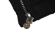 画像をギャラリービューアに読み込む, CHROMEHEARTS クロムハーツ TRASH PICK UP PLUS NYL ナイロンパンツ スパンデックス ブラック シルバー金具 サイズL 美品 中古 4b001957