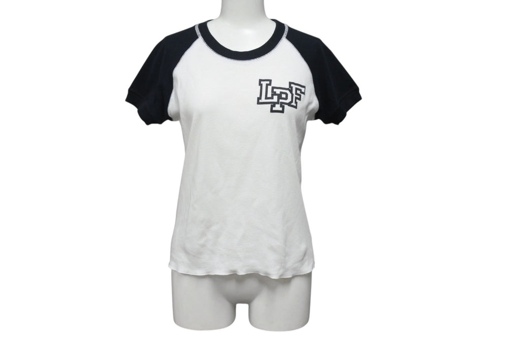 Lucien Pellat-Finet Lucien Pellat-Finet Skull Short Sleeve T-shirt Size S Raglan Print White Black Good Used 4b001964