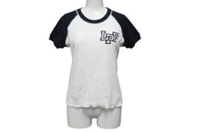 画像をギャラリービューアに読み込む, Lucien Pellat-Finet ルシアン ペラフィネ スカル 半袖Tシャツ サイズS ラグラン プリント ホワイト ブラック 良品 中古 4b001964