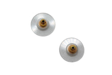 Load image into Gallery viewer, CHANEL シャネル ピアス マトラッセ ココマーク ハート トライアングル ゴールド 両耳用 A18P 重量約6.5g 美品 中古 4b001971