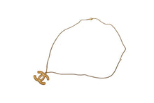 Load image into Gallery viewer, CHANEL シャネル ココマーク ラウンドチェーン ネックレス アクセサリー 14P 重量約9.9g メタル GP ゴールド 美品 中古 4b001972
