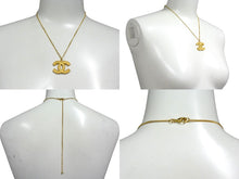 Load image into Gallery viewer, CHANEL シャネル ココマーク ラウンドチェーン ネックレス アクセサリー 14P 重量約9.9g メタル GP ゴールド 美品 中古 4b001972