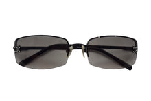 画像をギャラリービューアに読み込む, CHANEL シャネル リムレス サングラス 4093-B C.170/11 A71152 サイズ56□16 130 ココマーク ラインストーン ブラック 美品 中古 4b001976