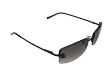 画像をギャラリービューアに読み込む, CHANEL シャネル リムレス サングラス 4093-B C.170/11 A71152 サイズ56□16 130 ココマーク ラインストーン ブラック 美品 中古 4b001976