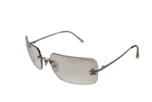 Load image into Gallery viewer, CHANEL シャネル リムレス サングラス 4017 c.124/6I サイズ62□17 120 ココマーク シルバー グレー 美品 中古 4b001977
