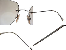 Load image into Gallery viewer, CHANEL シャネル リムレス サングラス 4017 c.124/6I サイズ62□17 120 ココマーク シルバー グレー 美品 中古 4b001977