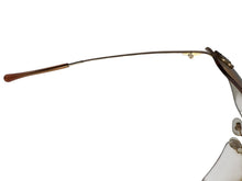 Load image into Gallery viewer, CHANEL シャネル リムレス サングラス サイズ62□17 120 ココマーク ラインストーン オレンジ イエロー 美品 中古 4b001978