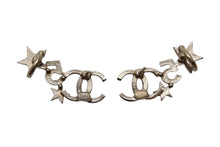 Load image into Gallery viewer, 極美品 CHANEL シャネル ラインストーン ココマーク スター No5 ピアス C22S 両耳用 ゴールド 重量約5.6g 中古 4b001979