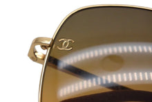 Load image into Gallery viewer, CHANEL シャネル サングラス 4191-T-Q c.125/4N サイズ58□16 135 スクエア ココマーク ブラウン グラデーション 美品 中古 4b001987