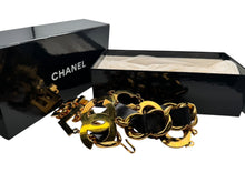 Load image into Gallery viewer, CHANEL シャネル ヴィンテージ COCO CHANELモチーフ ココマーク チェーンベルト レザー GP ゴールド 美品 中古 4b001990