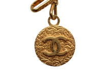 Load image into Gallery viewer, 極美品 CHANEL シャネル チェーンベルト A01427 ココマーク メタル レザー GP ゴールド レッド 小物 中古 4b001993