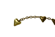 Load image into Gallery viewer, CHANEL シャネル チェーンベルト 重量約258.1g 93P刻印 ココマーク ハートモチーフ ゴールド メタル GP 美品 中古 4b001995