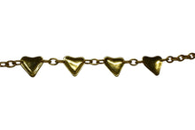 Load image into Gallery viewer, CHANEL シャネル チェーンベルト 重量約258.1g 93P刻印 ココマーク ハートモチーフ ゴールド メタル GP 美品 中古 4b001995