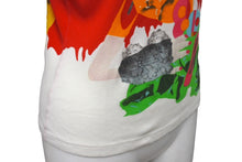 画像をギャラリービューアに読み込む, 極美品 ChristianDior クリスチャンディオール アートプリントスモール 半袖Tシャツ ホワイト マルチカラー サイズ38 中古 4b001996