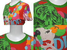 画像をギャラリービューアに読み込む, 極美品 ChristianDior クリスチャンディオール アートプリントスモール 半袖Tシャツ ホワイト マルチカラー サイズ38 中古 4b001996