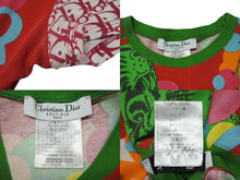 画像をギャラリービューアに読み込む, 極美品 ChristianDior クリスチャンディオール アートプリントスモール 半袖Tシャツ ホワイト マルチカラー サイズ38 中古 4b001996
