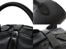 画像をギャラリービューアに読み込む, Christian Dior クリスチャンディオール ハンドバッグ MA-0011 レザー トロッター柄 ガリアーノ期 ブラック系 美品 中古 4b001998