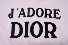 画像をギャラリービューアに読み込む, 極美品 CHRISTIAN DIOR クリスチャンディオール J'ADORE Vネック 半袖Tシャツ ロゴ 3H16155400 コットン ピンク サイズ40 中古 4b001999